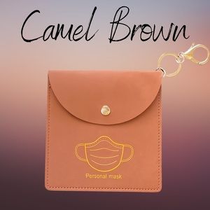 New Brown Camel Faux Leather Pouch - Fast shippi…